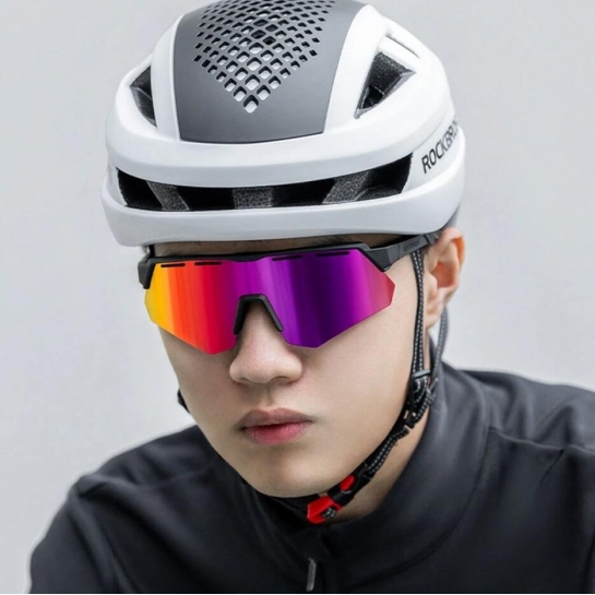 Okulary przeciwsłoneczne rowerowe - 4 wymienne soczewki + wkładka korekcyjna